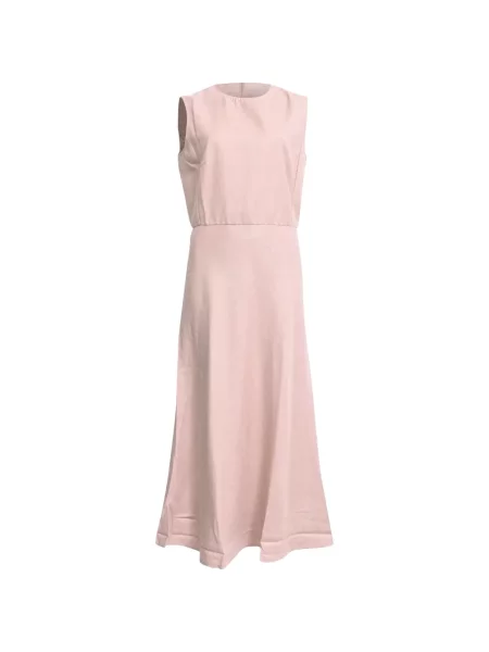 Rochie midi Max Mara fără mâneci roz
