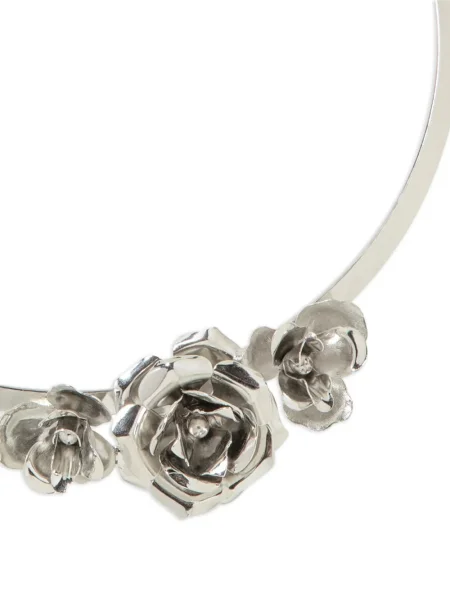 Colier Jennifer Behr cu model floral argintiu