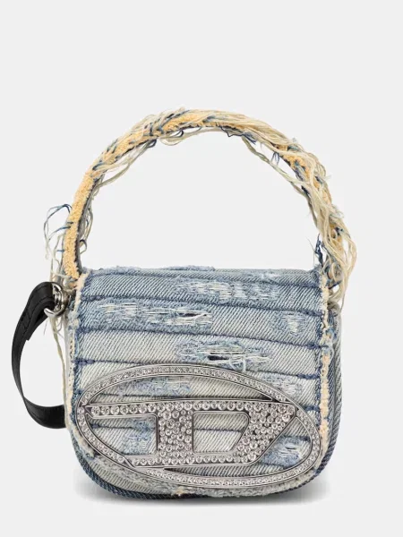 Diesel geantă crossbody pentru femei din albastru