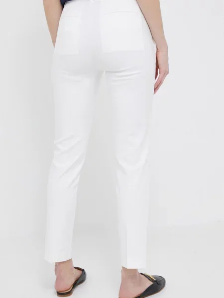 Skinny сhinosy Ralph Lauren białe