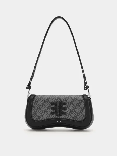 Кожаная сумка Jw Pei черная