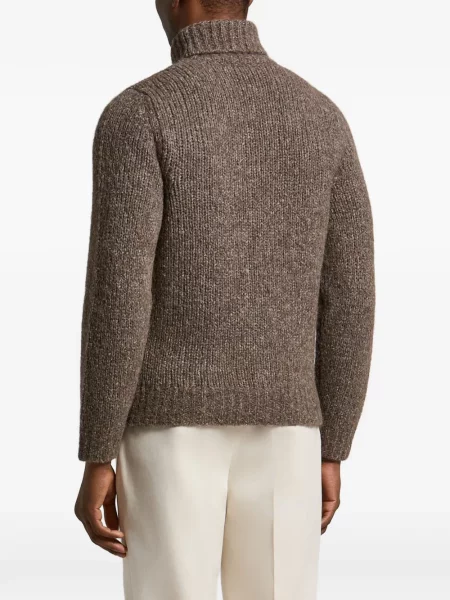 Sweter Peserico brązowy