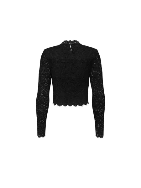 Krótki top Guess czarny
