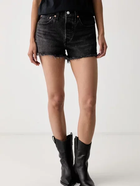 Levi's pantaloni scurți pentru femei din denim ORIGINAL negru