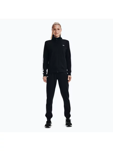 Tepláková souprava Under Armour Tricot black/white černá