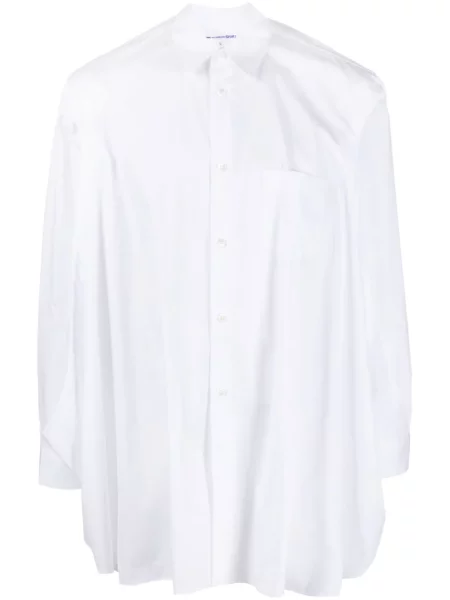 Cămașă Comme Des Garçons Shirt cu crăpătură alb