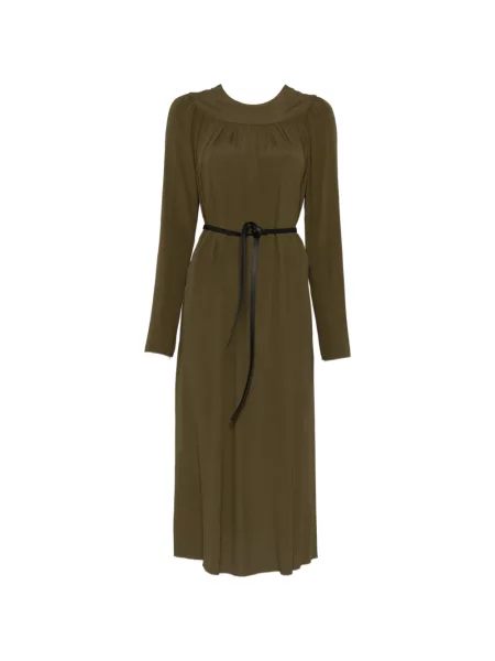 Rochie midi N°21 până la genunchi de costum verde