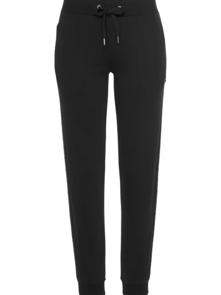 LASCANA ACTIVE Pantaloni sport negru alb