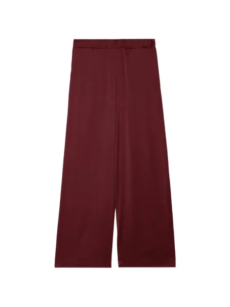 Spodnie Ottodame z dżerseju czerwone