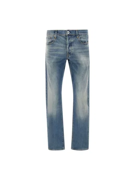 Jeansy straight leg G-star Raw niebieskie