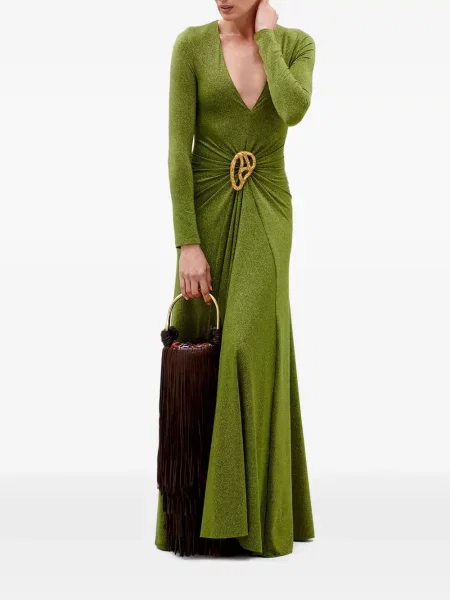 Rochie maxi Silvia Tcherassi verde