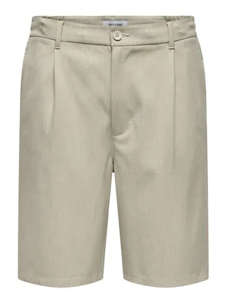 Kratke hlače iz tkanine Only & Sons bež