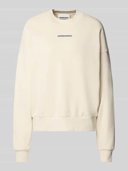 Bluza o kroju oversized z czystej bawełny model ALIZAA CHAANGE' Armedangels biała