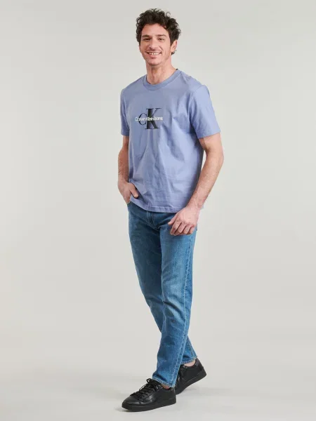 Tricou Calvin Klein Jeans albastru