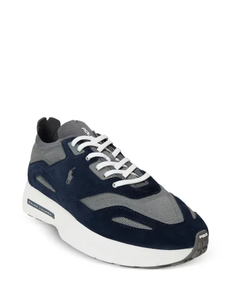 Kötött sneaker Polo Ralph Lauren autogrammal kék