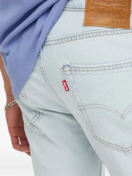 Retro lepršave traperice Levi's® lepršave s izlizanim efektom plava