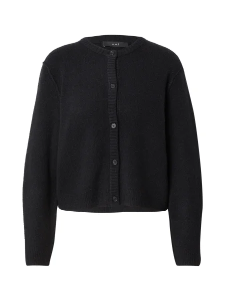 OUI Geacă tricotată ILAYA' negru