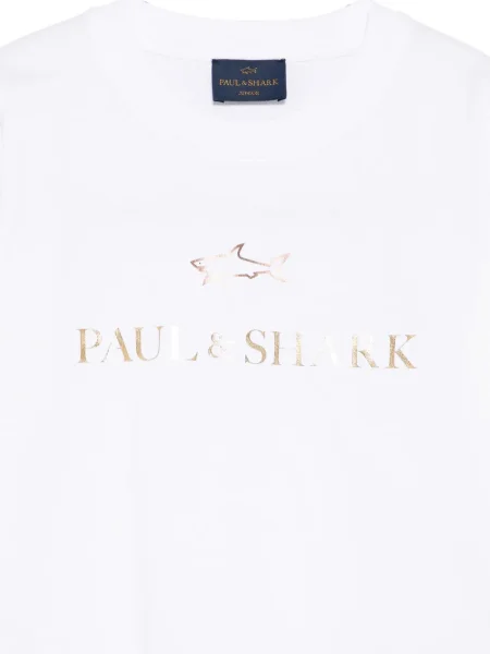 Koszulka dziecięca Paul & Shark biała