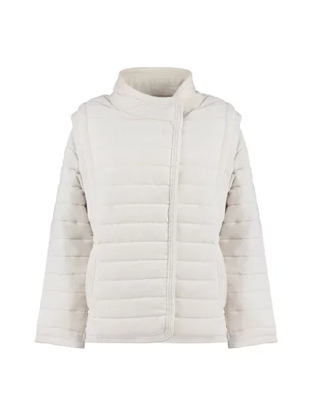 Kurtka puchowa Marant Etoile beżowa