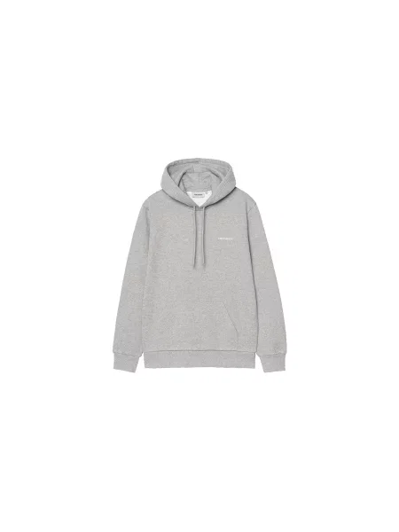 Carhartt WIP Hooded Script Embroidery Sweat Mężczyźni Bluzy i bluzy z kapturem Carhartt WIP Size: M szary