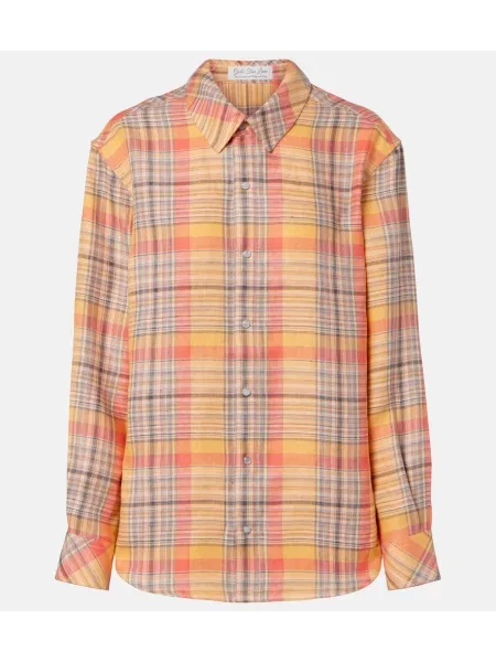 Cămașă God's True Cashmere de in portocaliu