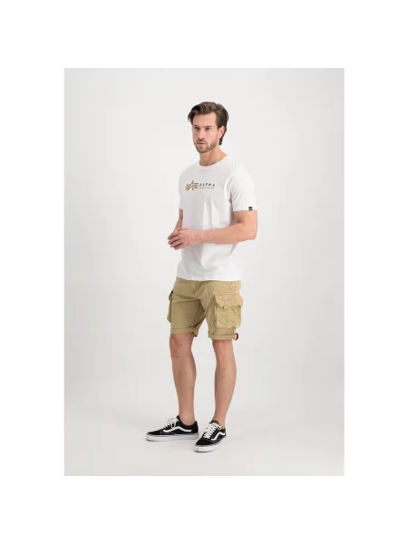 Krótkie szorty Alpha Industries beżowe