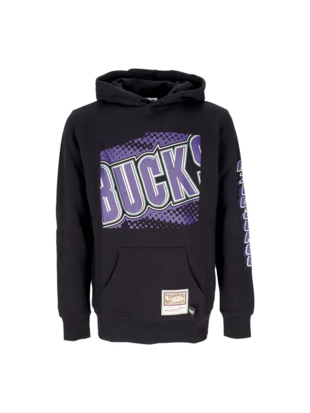Bluza z kapturem Mitchell & Ness czarna