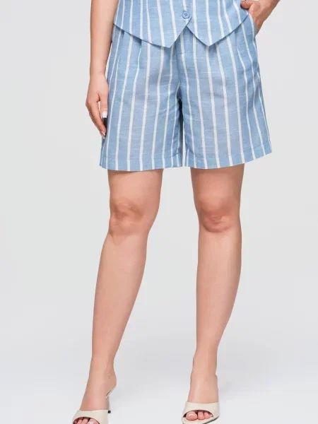 Pantaloni scurți Ombre alb