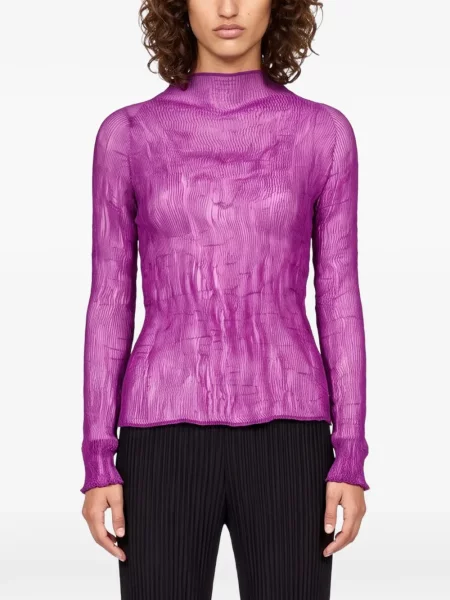 Top Issey Miyake fialový