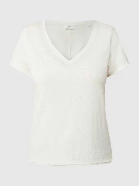 T-shirt z bawełny bio Marc O'polo Denim biała