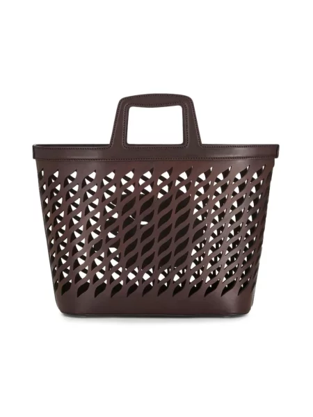 Shopperka Etro skórzana brązowa