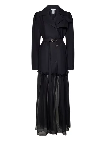 Płaszcz Nensi Dojaka dwurzędowy czarny