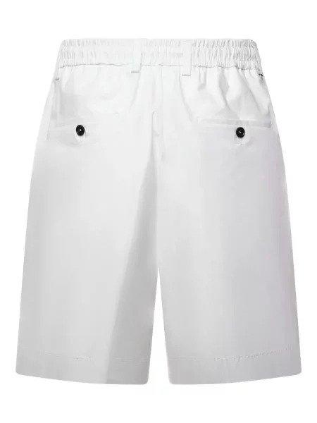 Pantaloni scurți Be Able plisate alb