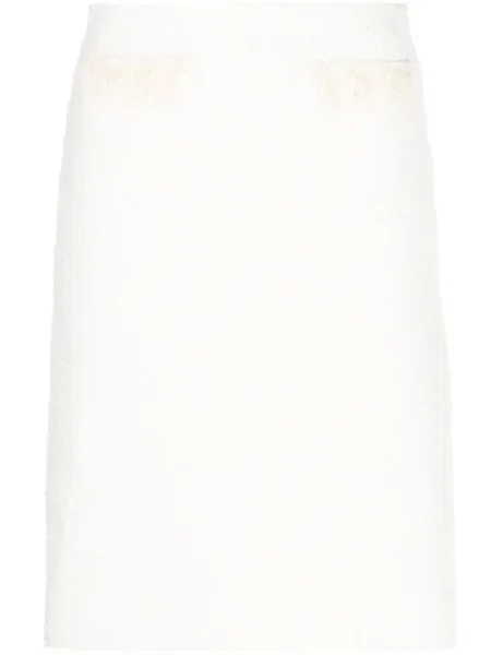 Φούστα Lanvin λευκό