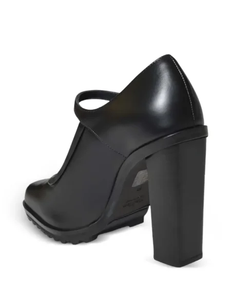 Полуотворени обувки Max Mara с катарама черно