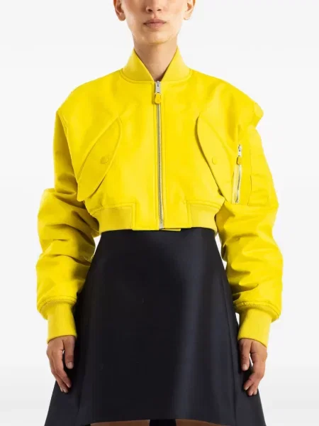 Decupat geacă bomber Balenciaga galben