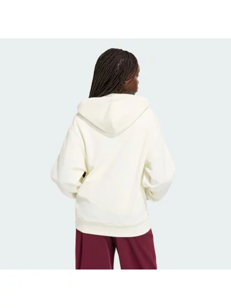 BLUZA Z KAPTUREM I MAŁYM LOGO ADIDAS KIT biała