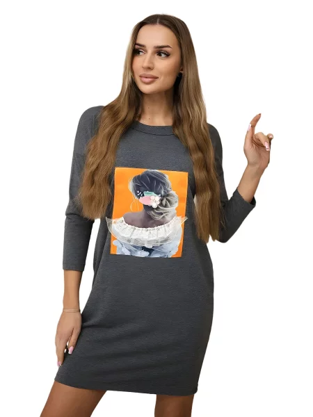 Lumera Šaty grafitová