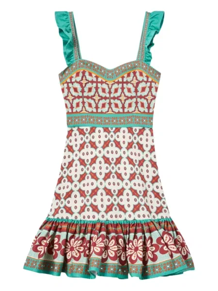 Rochie mini La Doublej cu volane de costum