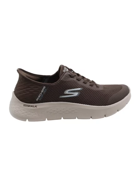 Sneakersy Skechers brązowe