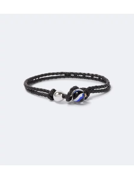 Brăţară Bottega Veneta din piele maro
