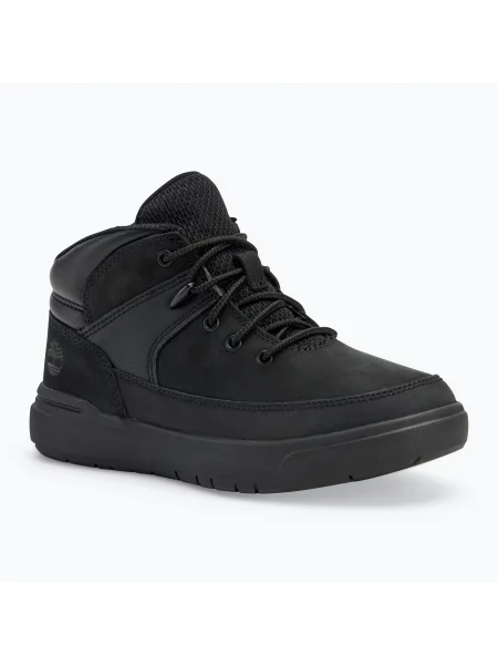 Детски обувки Timberland Seneca Bay Mid Lace blackout nubuck черно