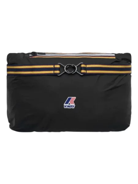 Palton K-way cu glugă negru
