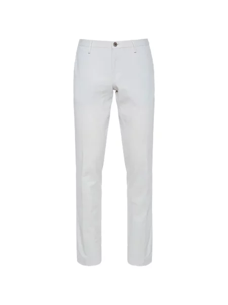 Pantaloni Boss cu autograf alb