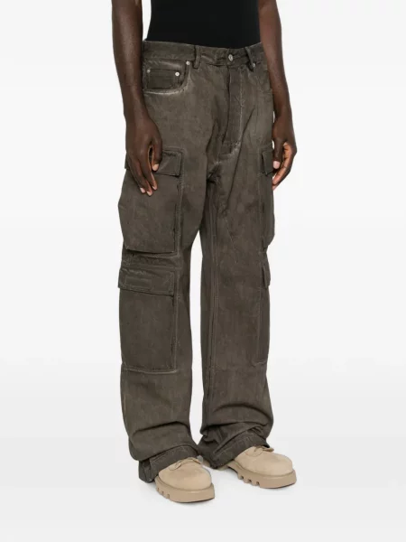 Cu centură blugi Rick Owens Drkshdw gri