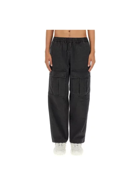 Spodnie Acne Studios casual czarne