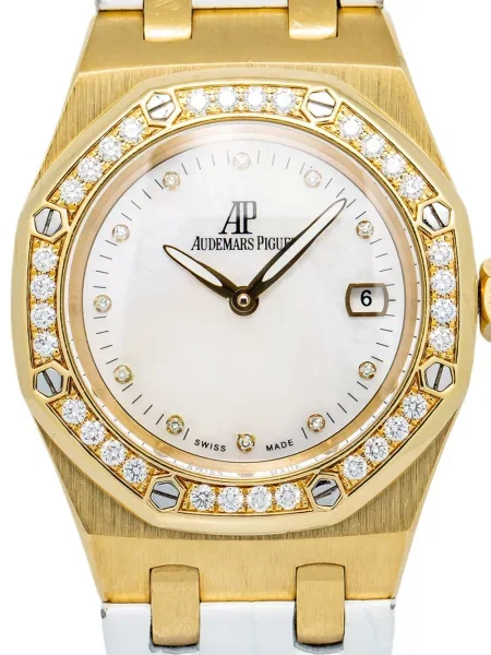 Diamant ceas Audemars Piguet Pre Owned alb