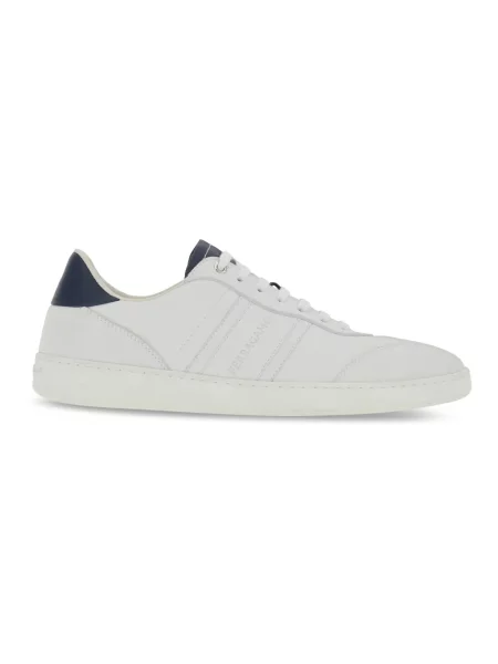 Sneakersy Salvatore Ferragamo skórzane białe