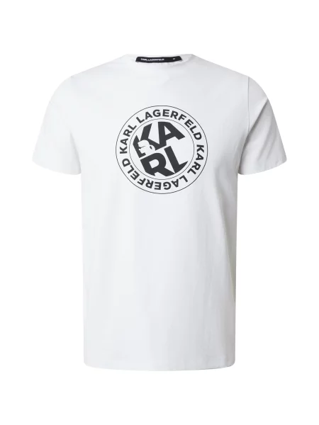 Karl Lagerfeld Tricou negru alb
