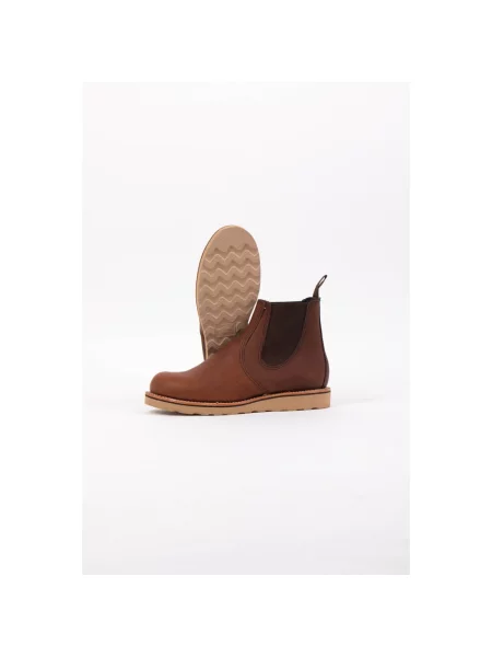 Sztyblety Red Wing Shoes z bursztynem klasyczne czerwone